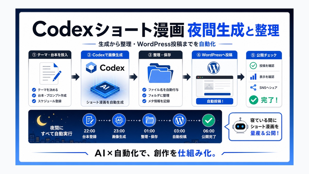 50本候補で見えたショート漫画運用の品質管理 thumbnail